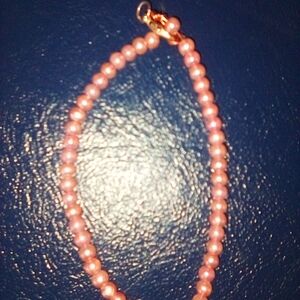 Chic Pink Beaded Bracelet